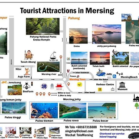 Singleisure Holiday House Mersing Buitenkant foto